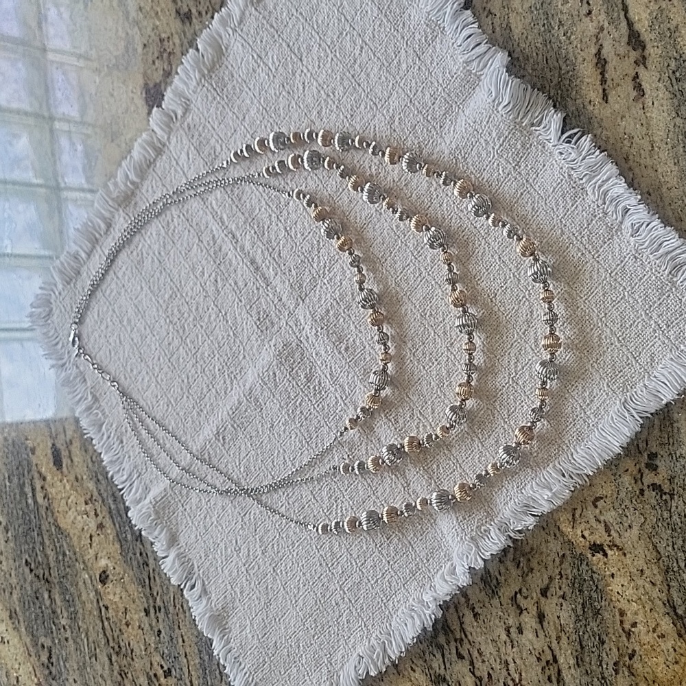 Custom jewelry 3 strings necklace